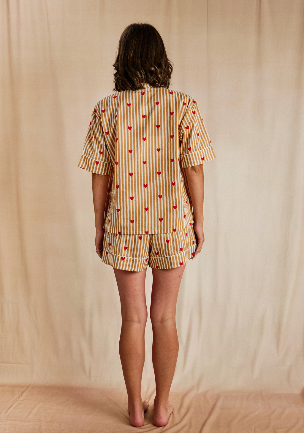 Cutey Short PJ Set - Desert Heart