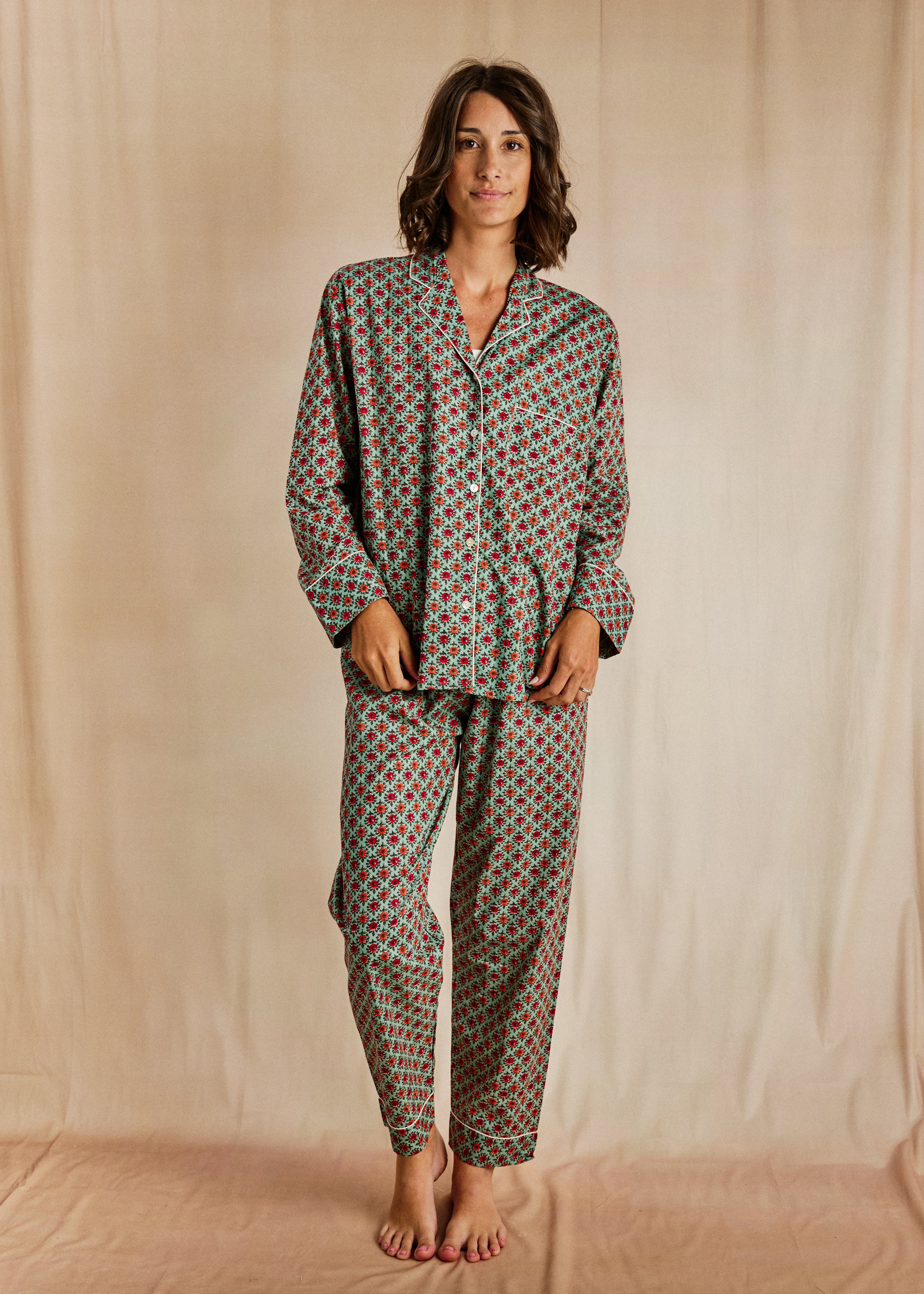 Cozy Long PJ Set - Marigold Buti