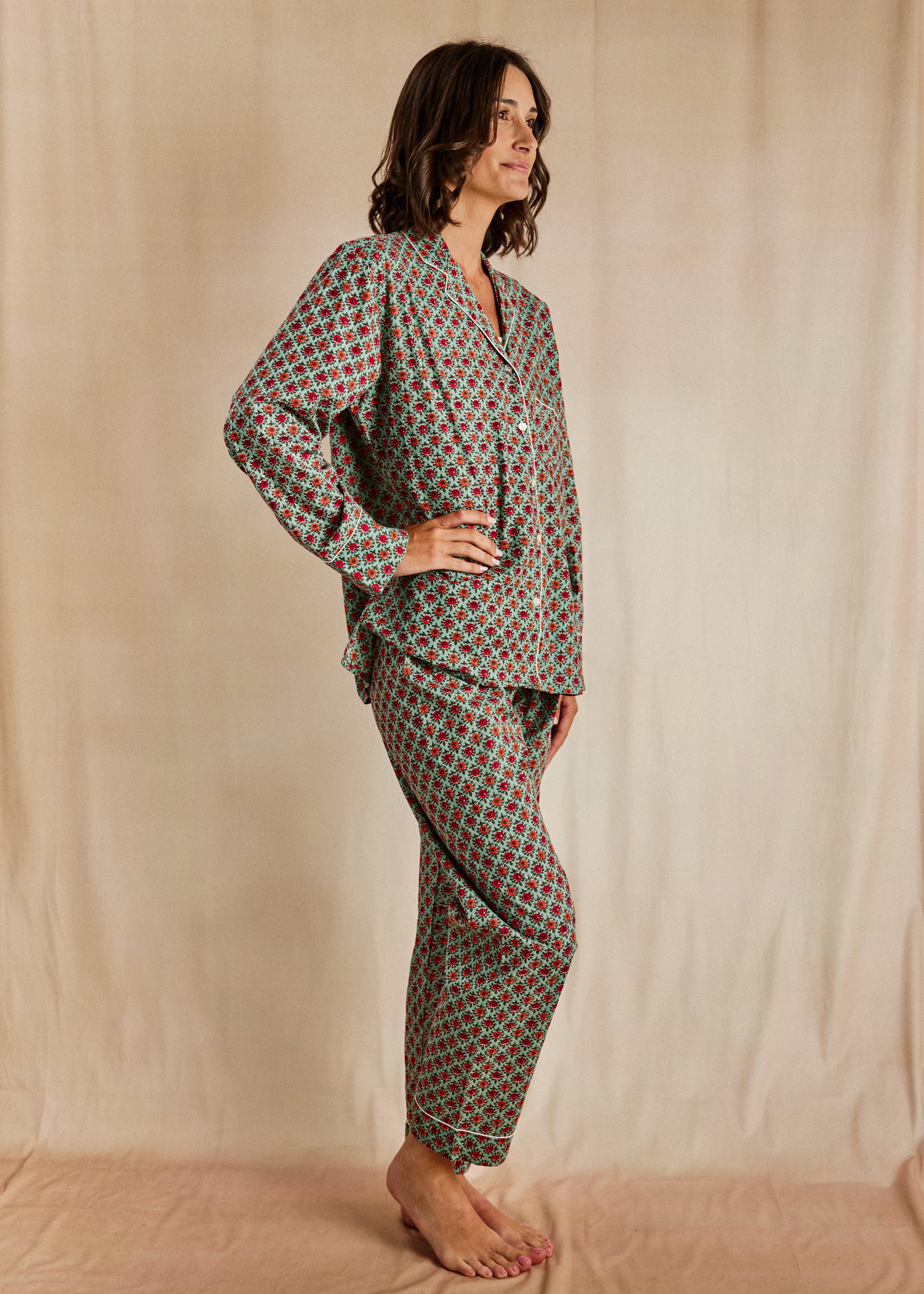 Cozy Long PJ Set - Marigold Buti