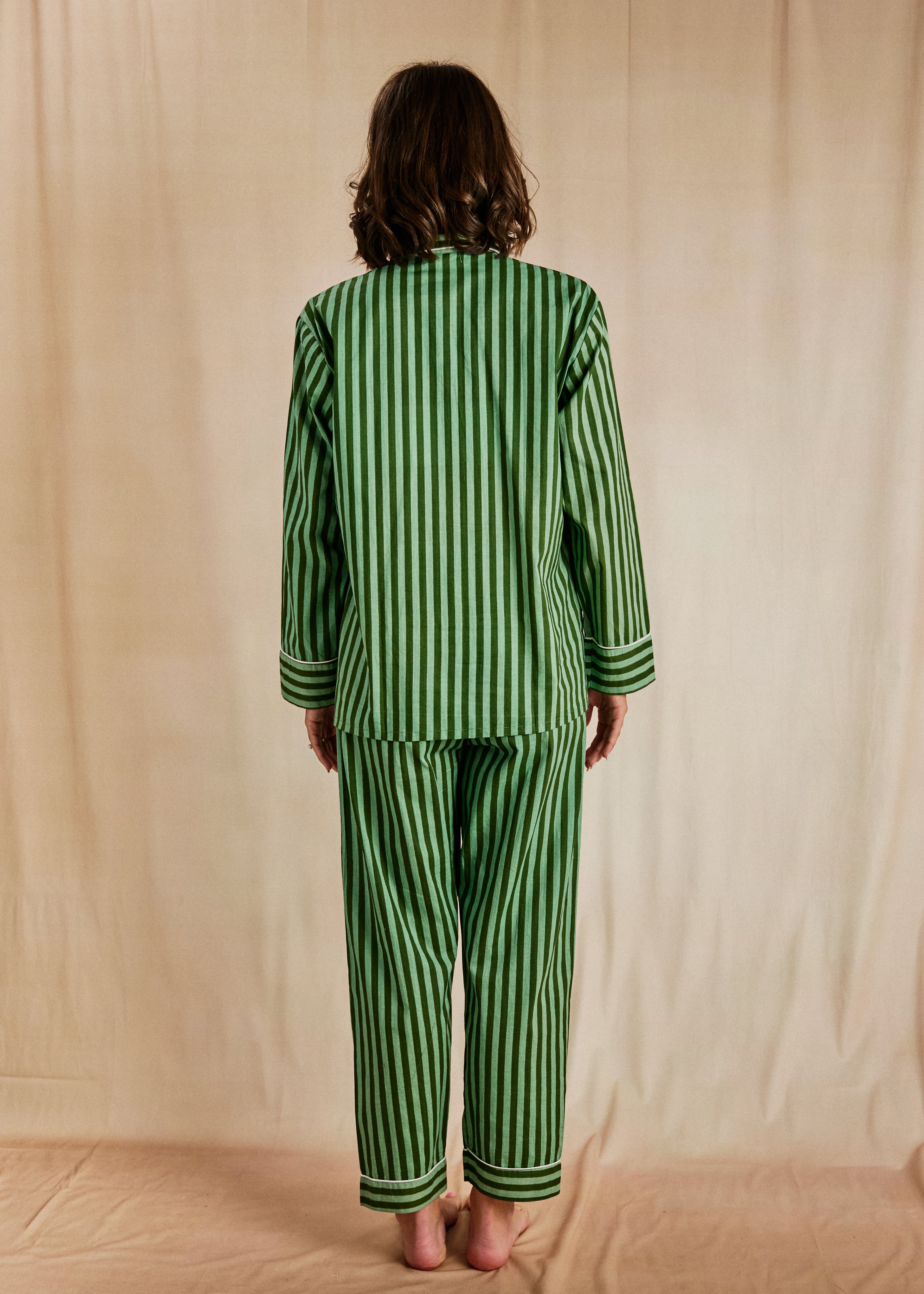 Cozy Long PJ Set - Desert Stripe