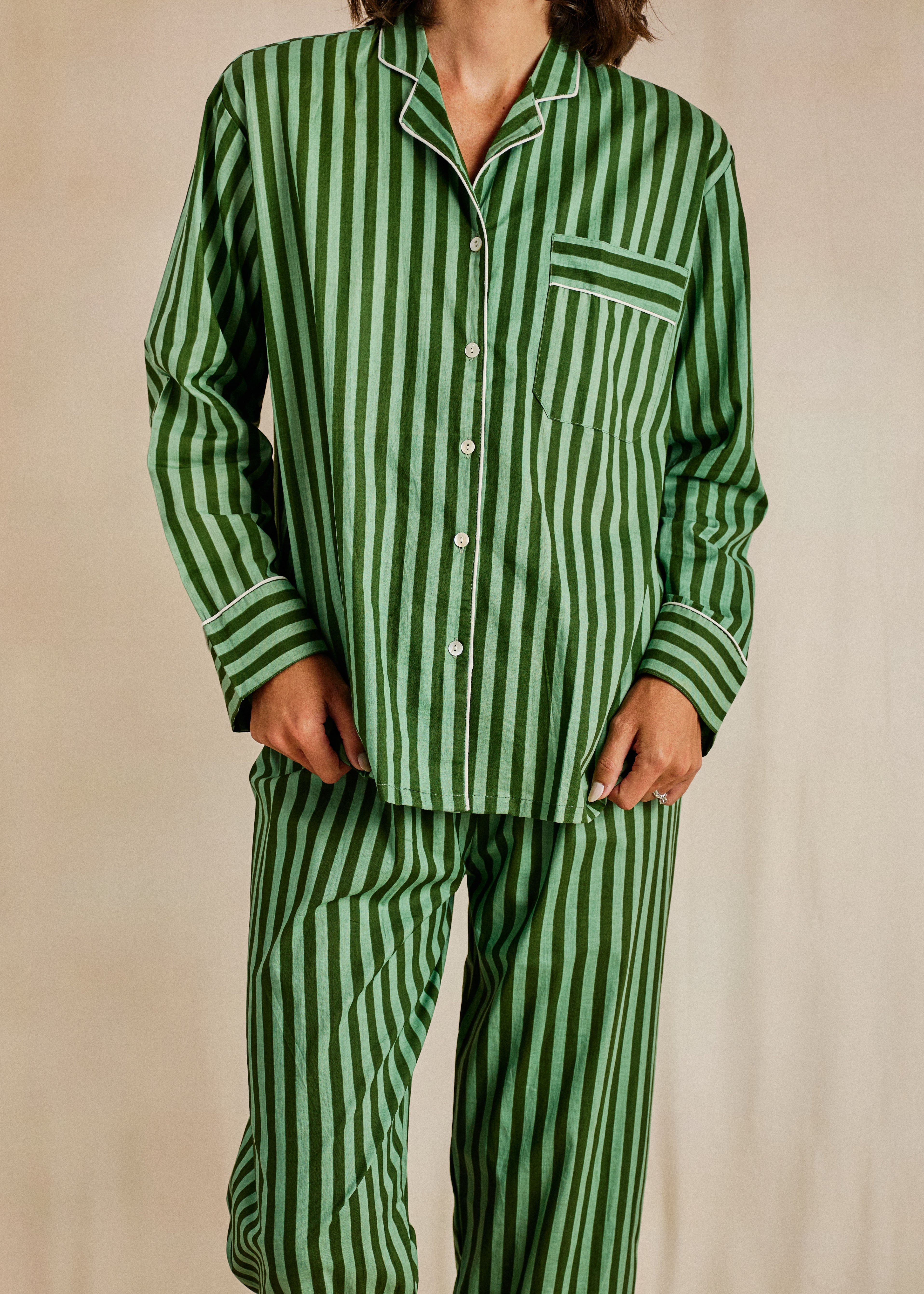 Cozy Long PJ Set - Desert Stripe