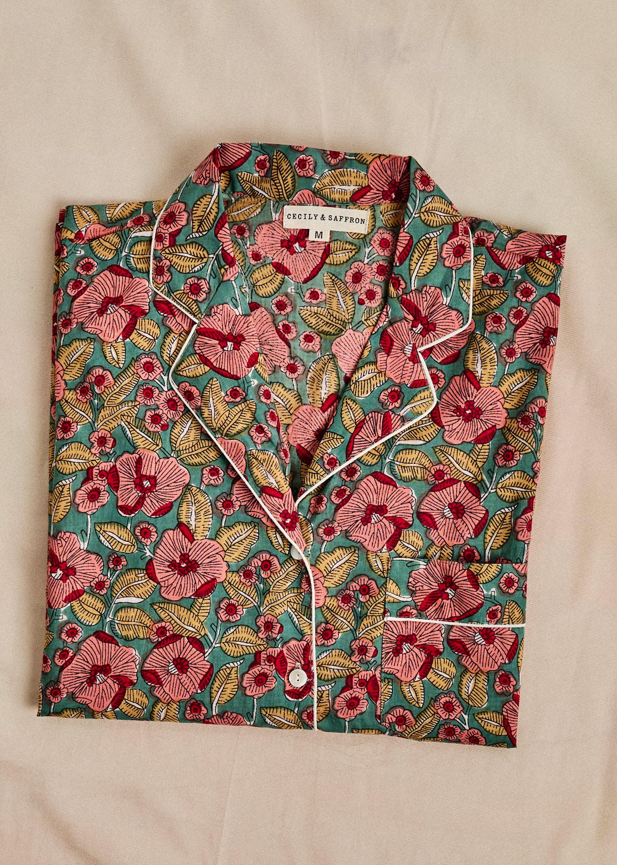 Cozy Long PJ Set - Blush Bloom