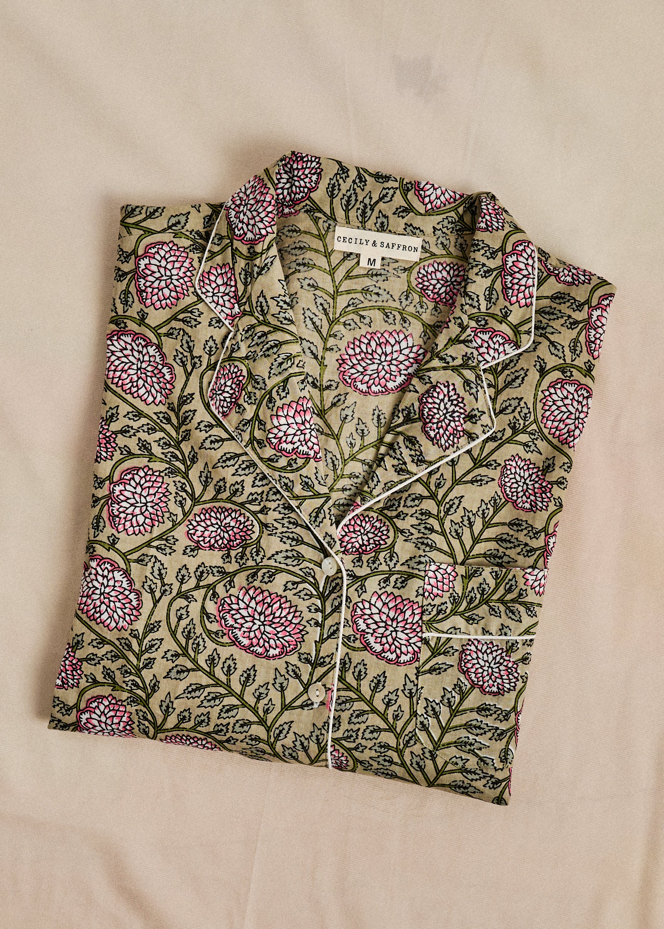 Cozy Long PJ Set - Dahlia Bloom