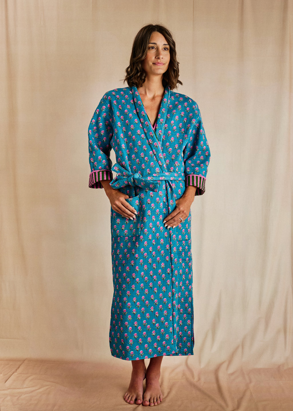 Haveli Robe - Marigold Buti