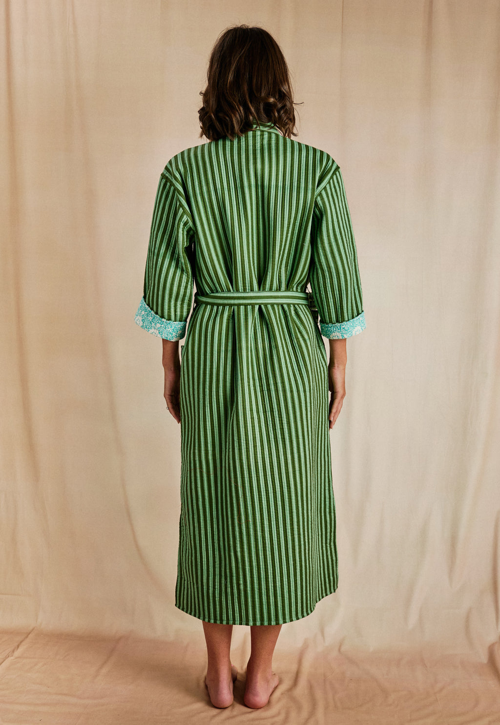 Haveli Robe - Desert Stripe