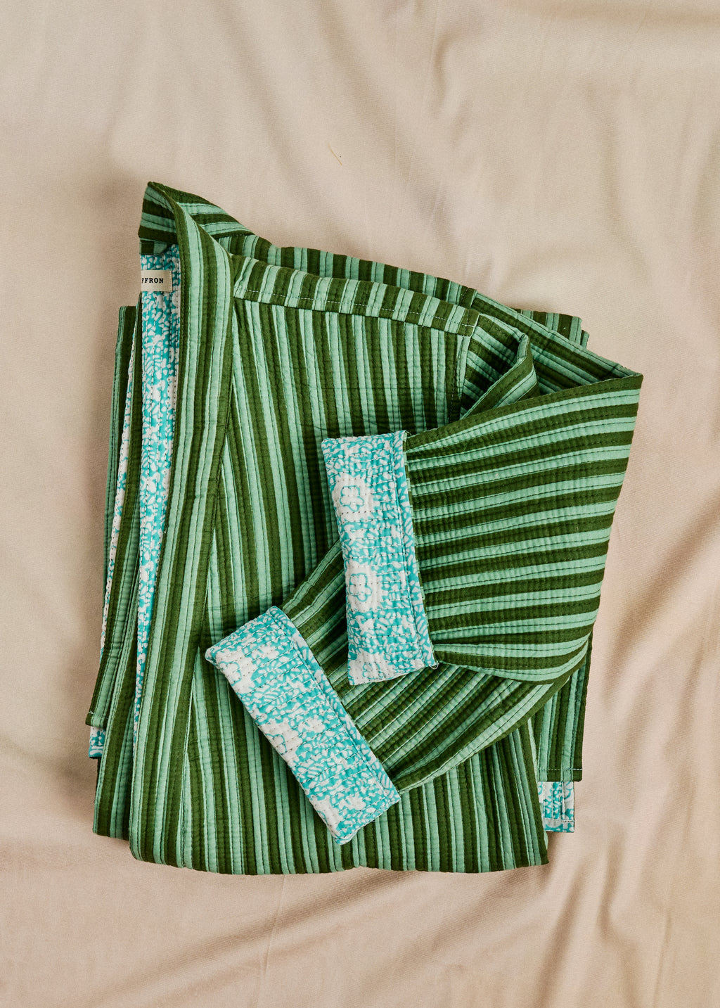 Haveli Robe - Desert Stripe