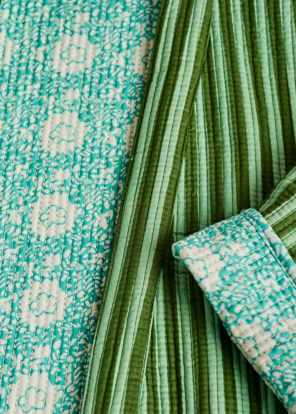 Haveli Robe - Desert Stripe