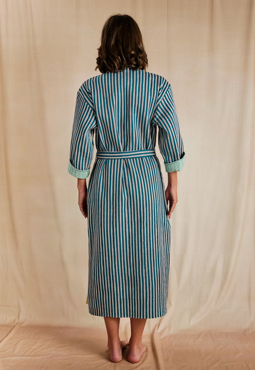 Haveli Robe - Desert Stripe