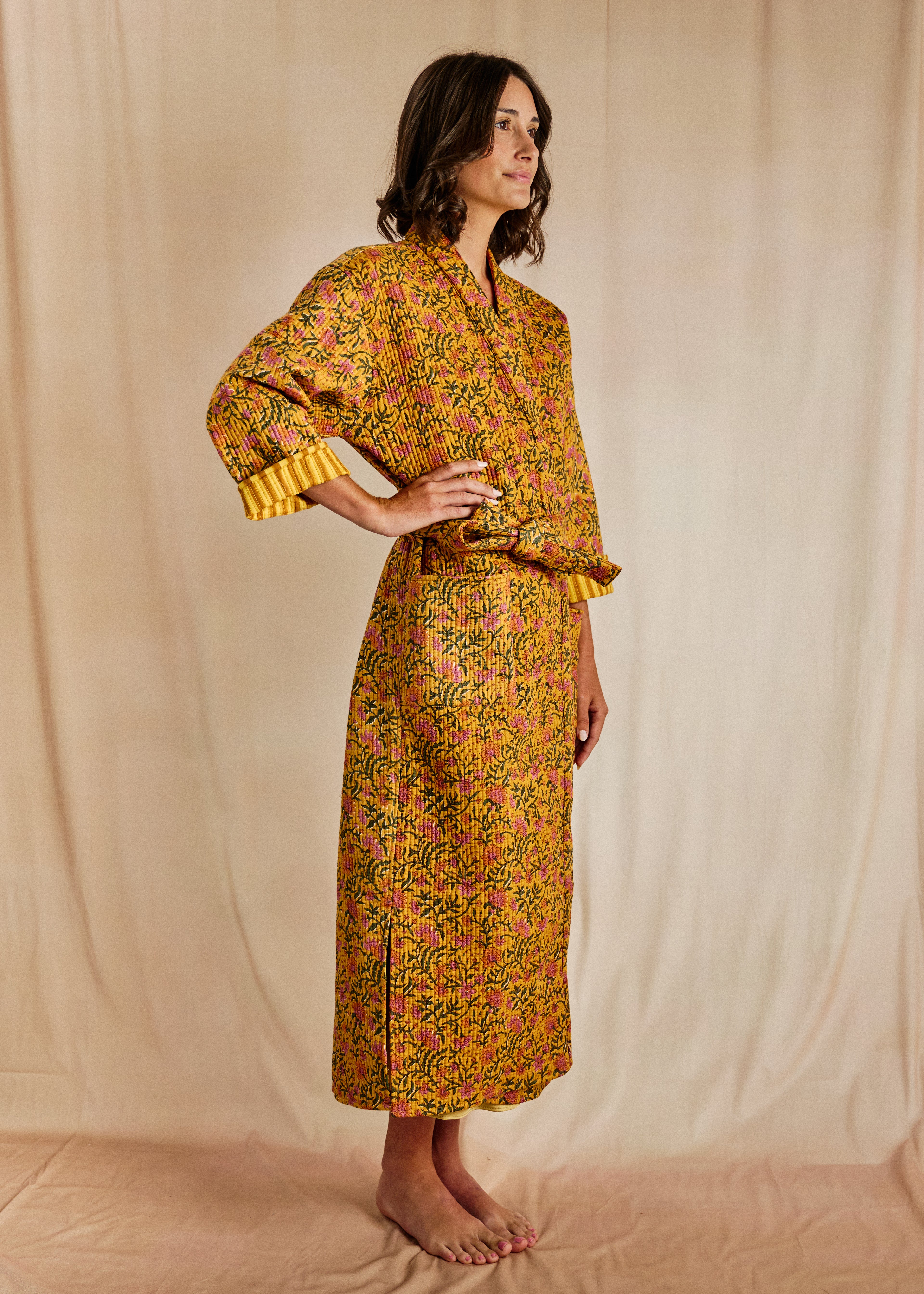 Haveli Robe - Golden Vine
