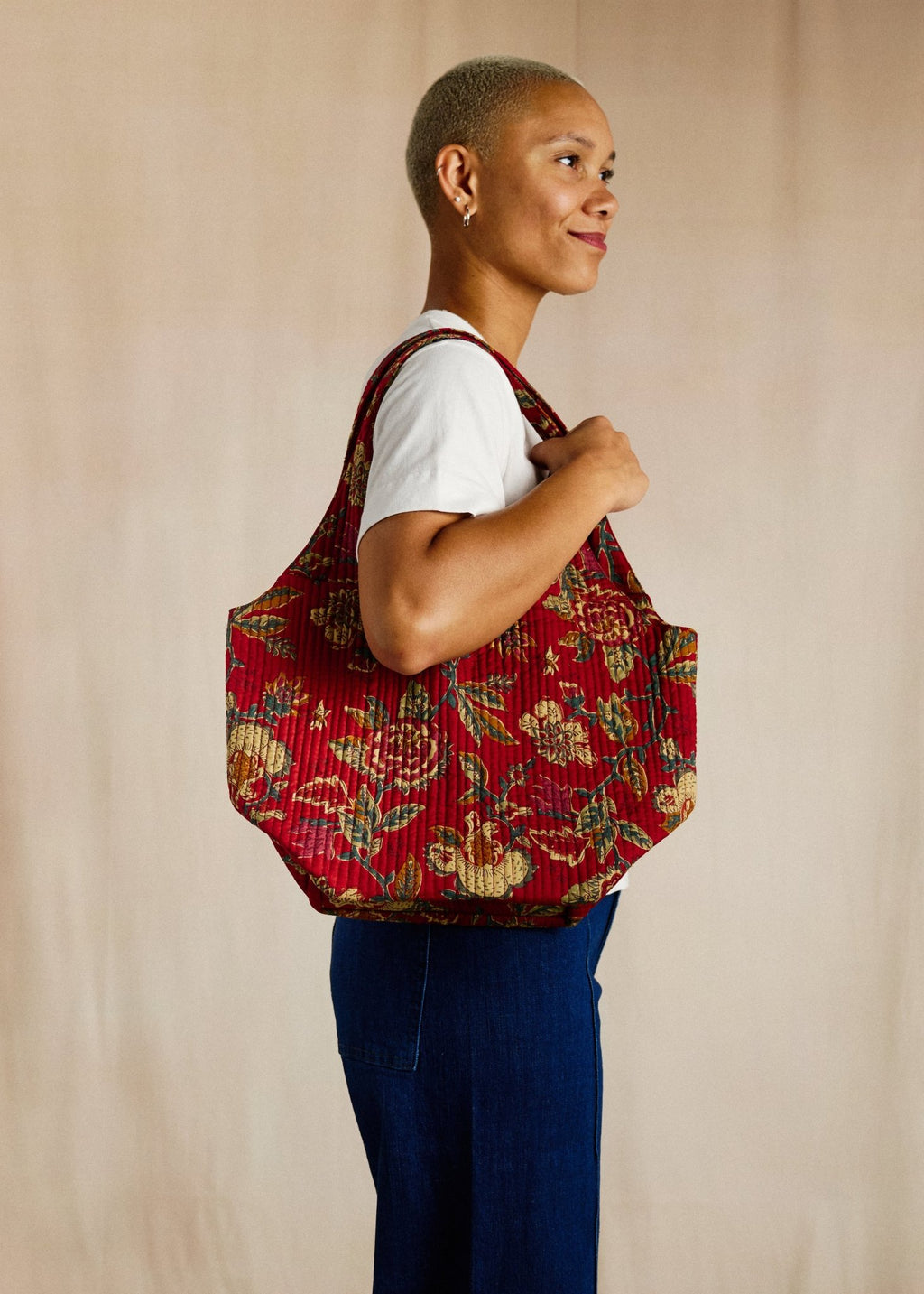 Bucket Bag - Ember Bloom - Cecily & Saffron
