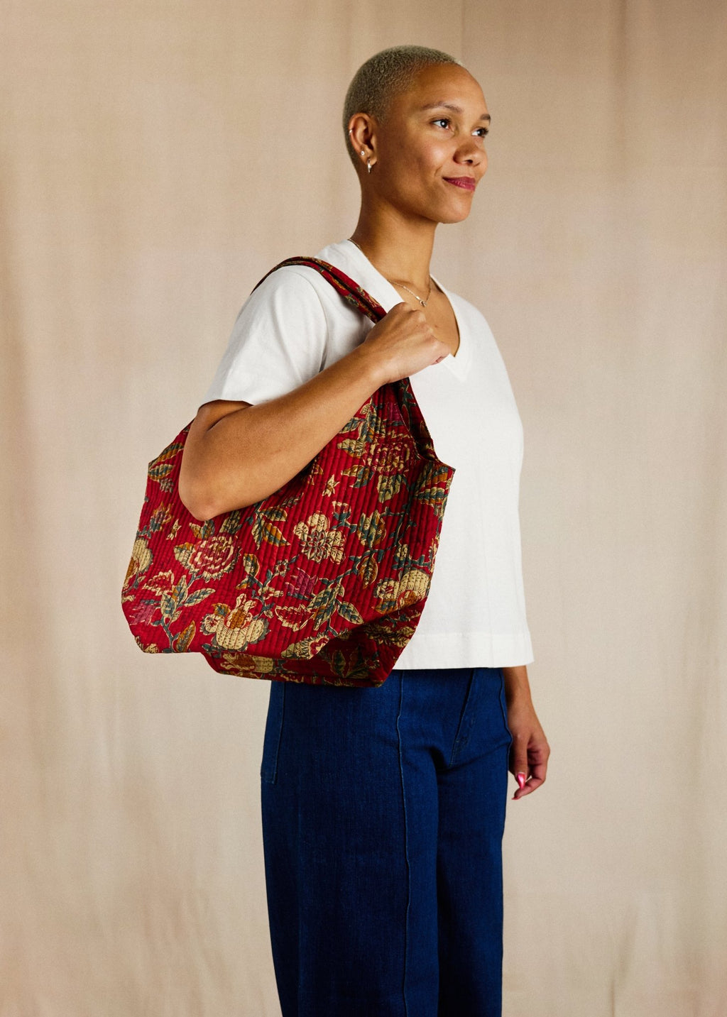 Bucket Bag - Ember Bloom - Cecily & Saffron