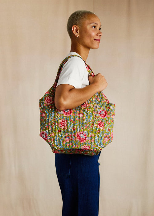 Bucket Bag - Wild Thistle - Cecily & Saffron