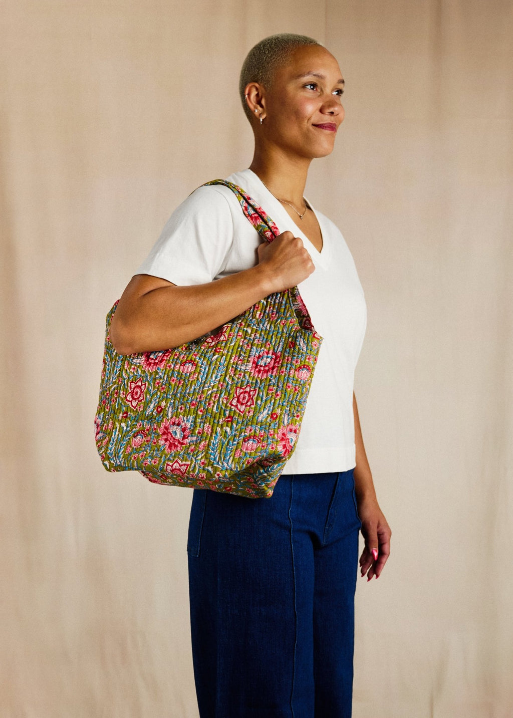 Bucket Bag - Wild Thistle - Cecily & Saffron