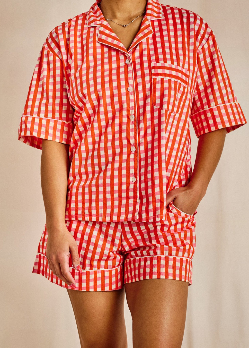 Cutey Short PJ Set - Jaipur Picnic - Cecily & Saffron