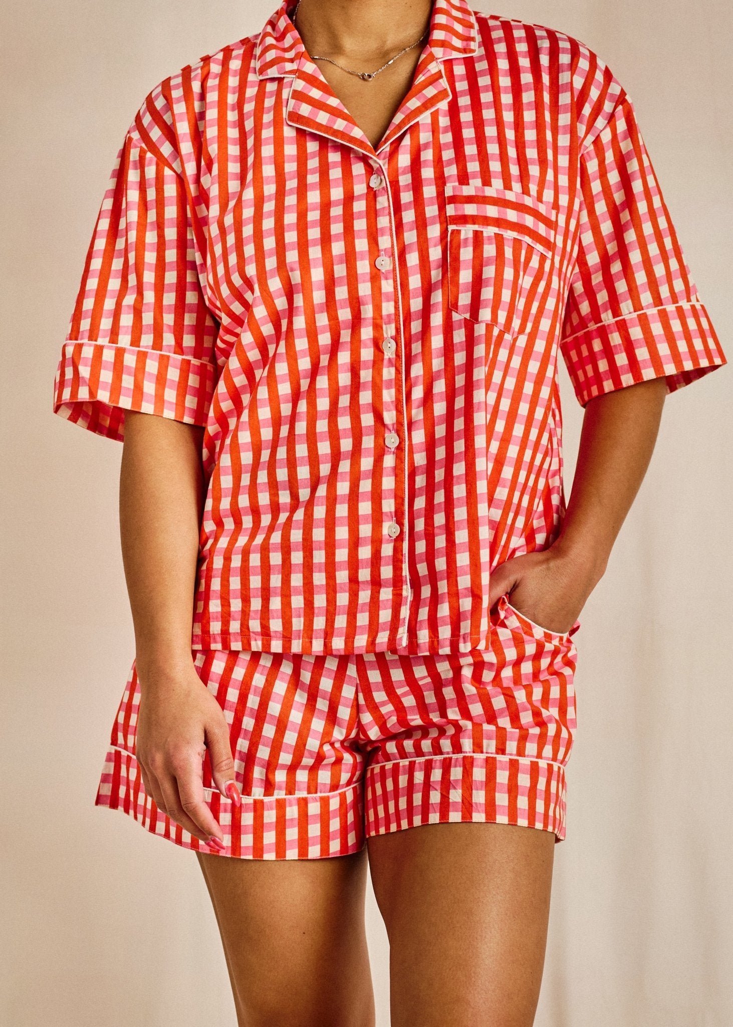 Cutey Short PJ Set - Jaipur Picnic - Cecily & Saffron