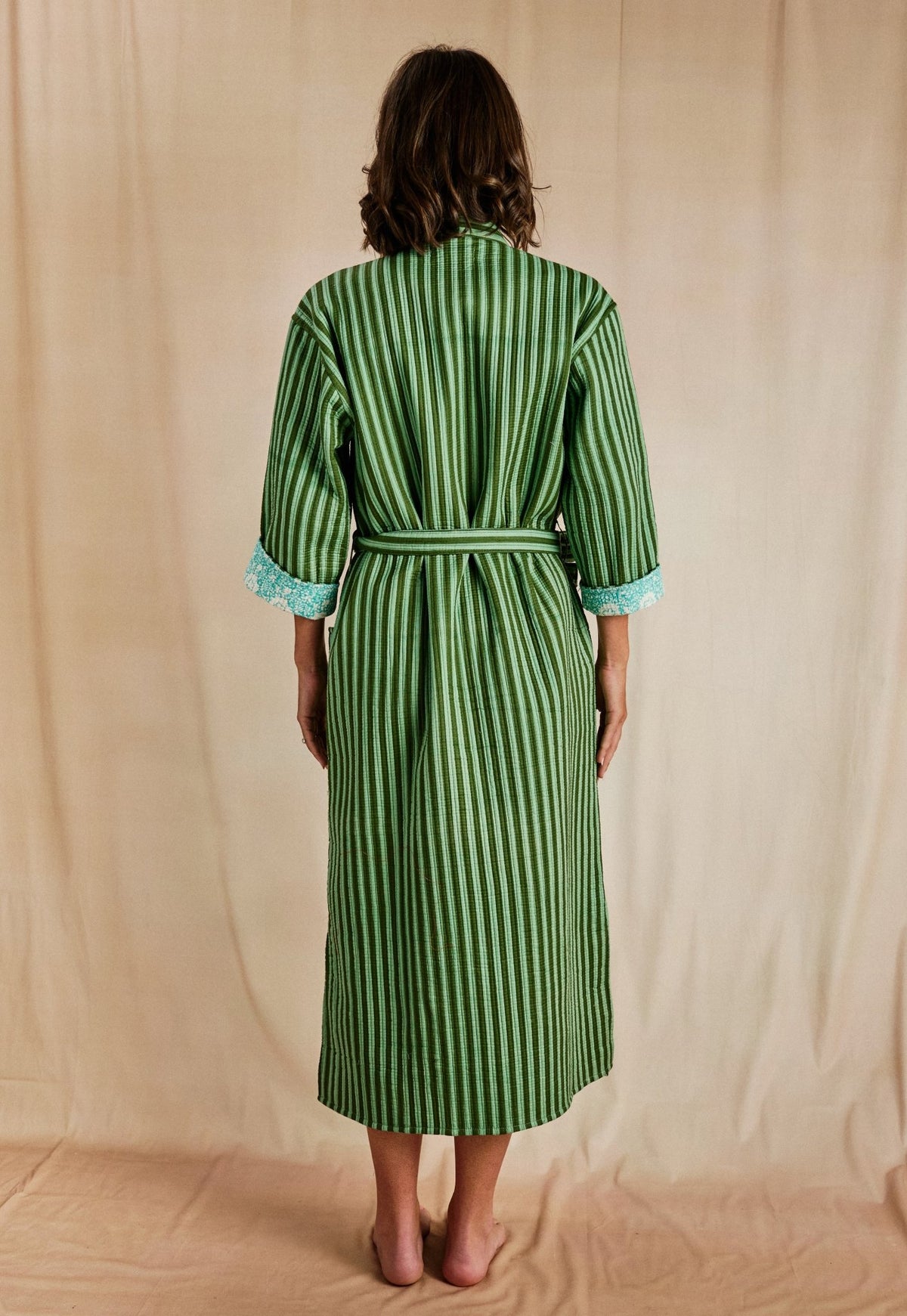 Haveli Robe - Desert Stripe - Cecily & Saffron