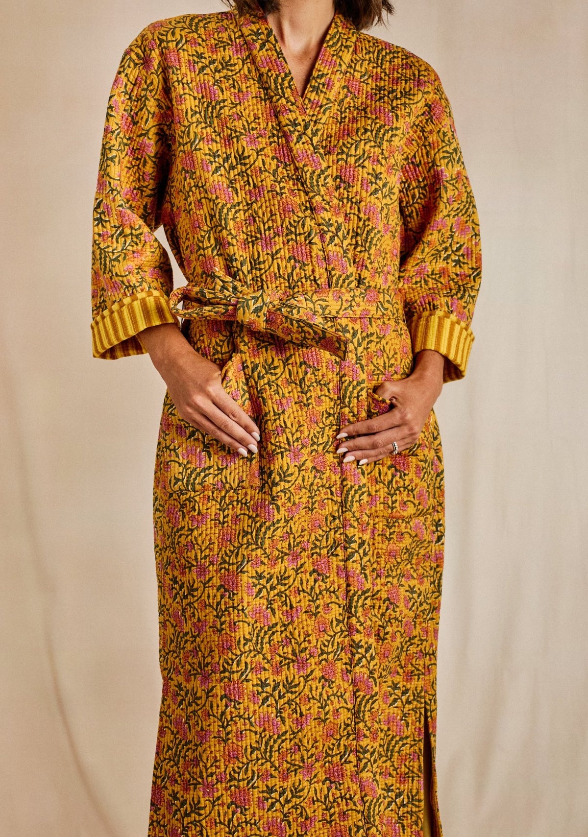 Haveli Robe - Golden Vine - Cecily & Saffron