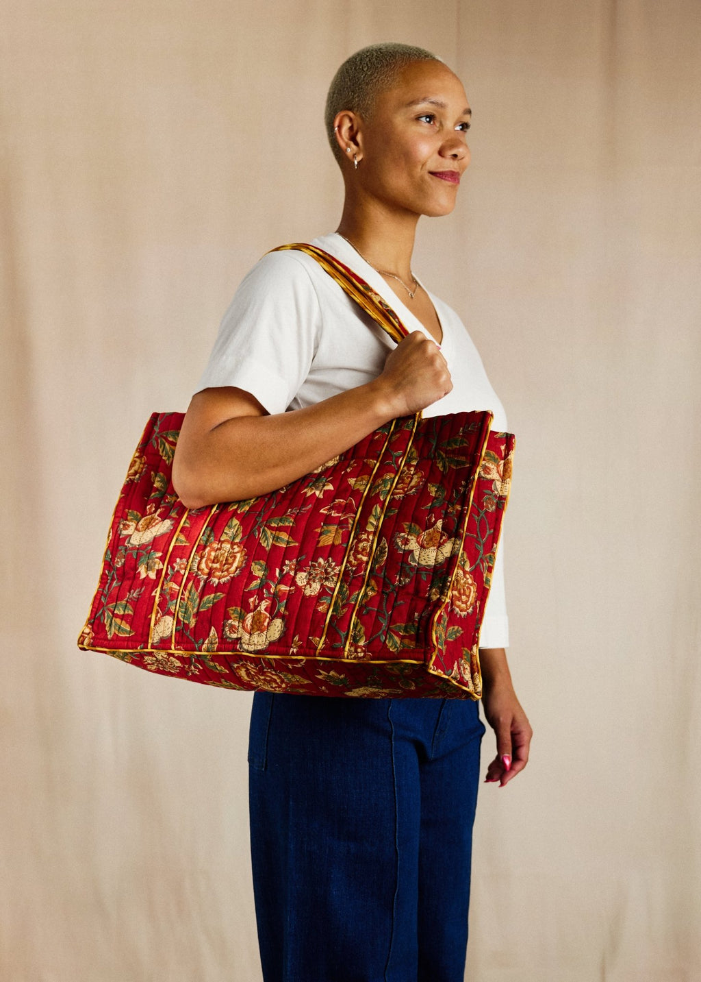 Market Bag - Ember Bloom - Cecily & Saffron