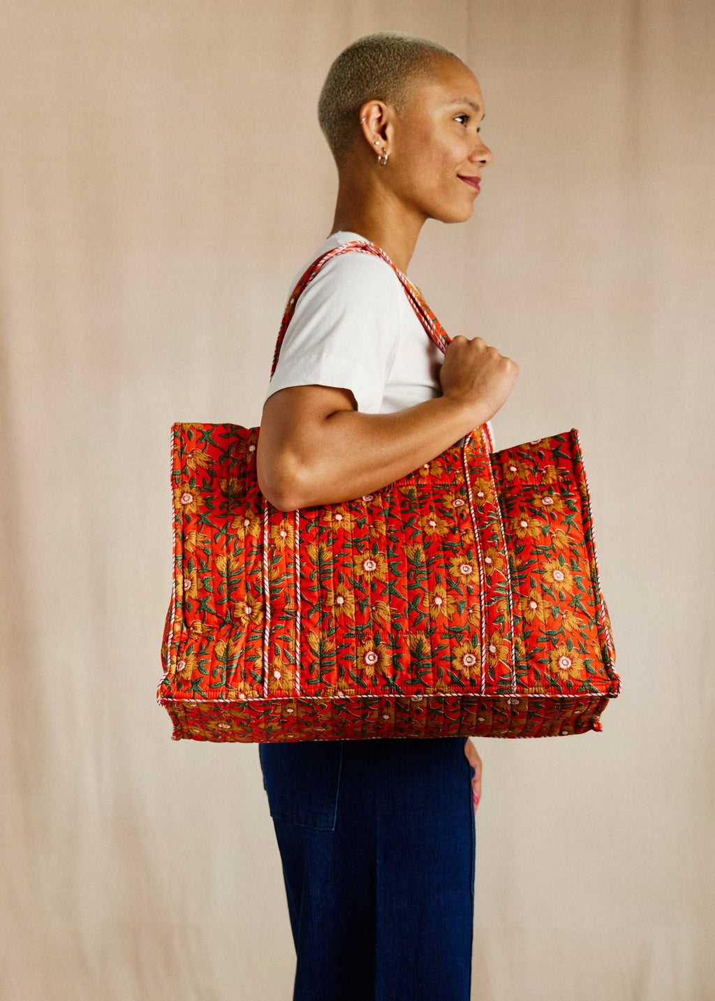 Market Bag - Saffron Bloom - Cecily & Saffron