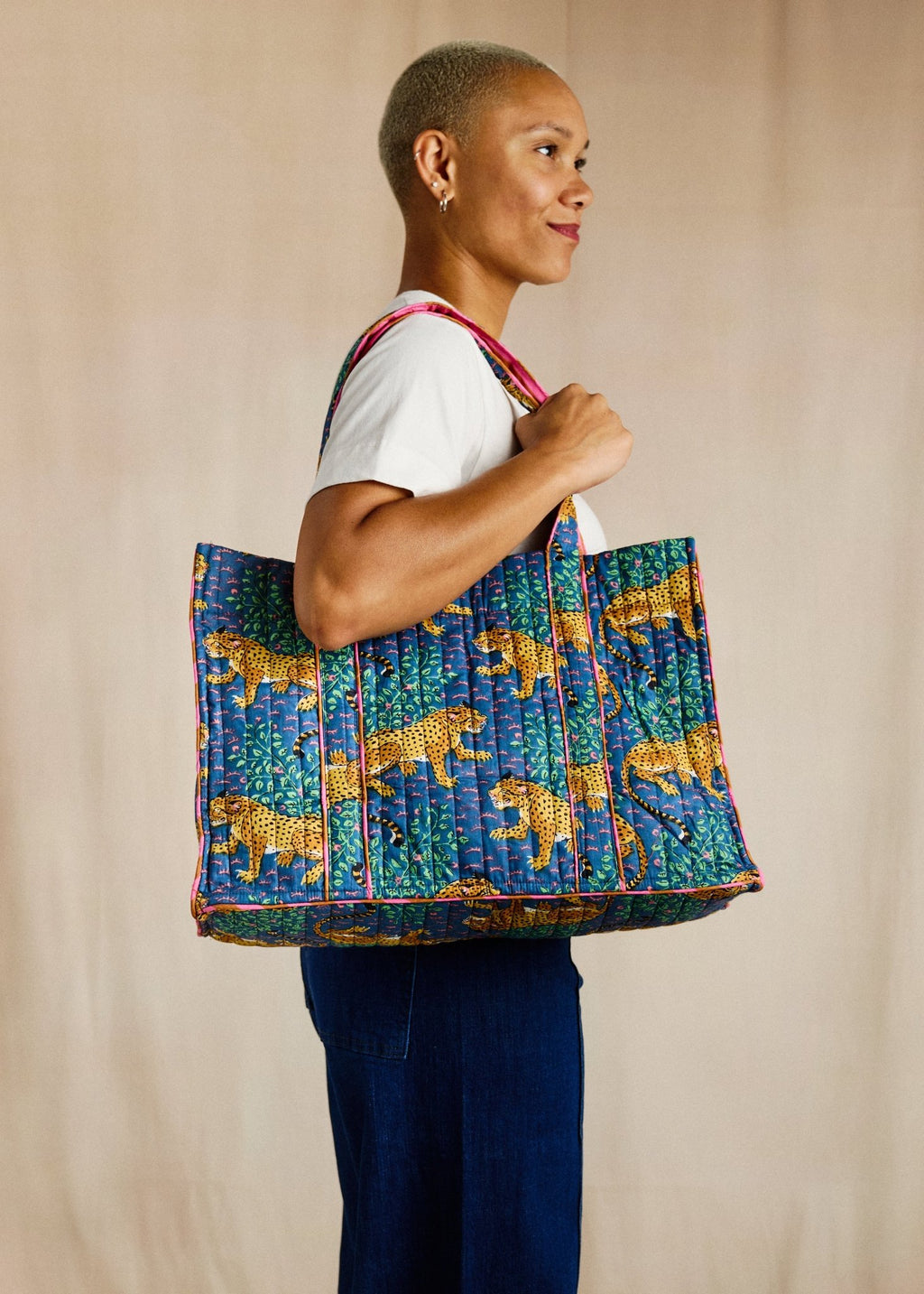 Market Bag - Saffron Safari - Cecily & Saffron