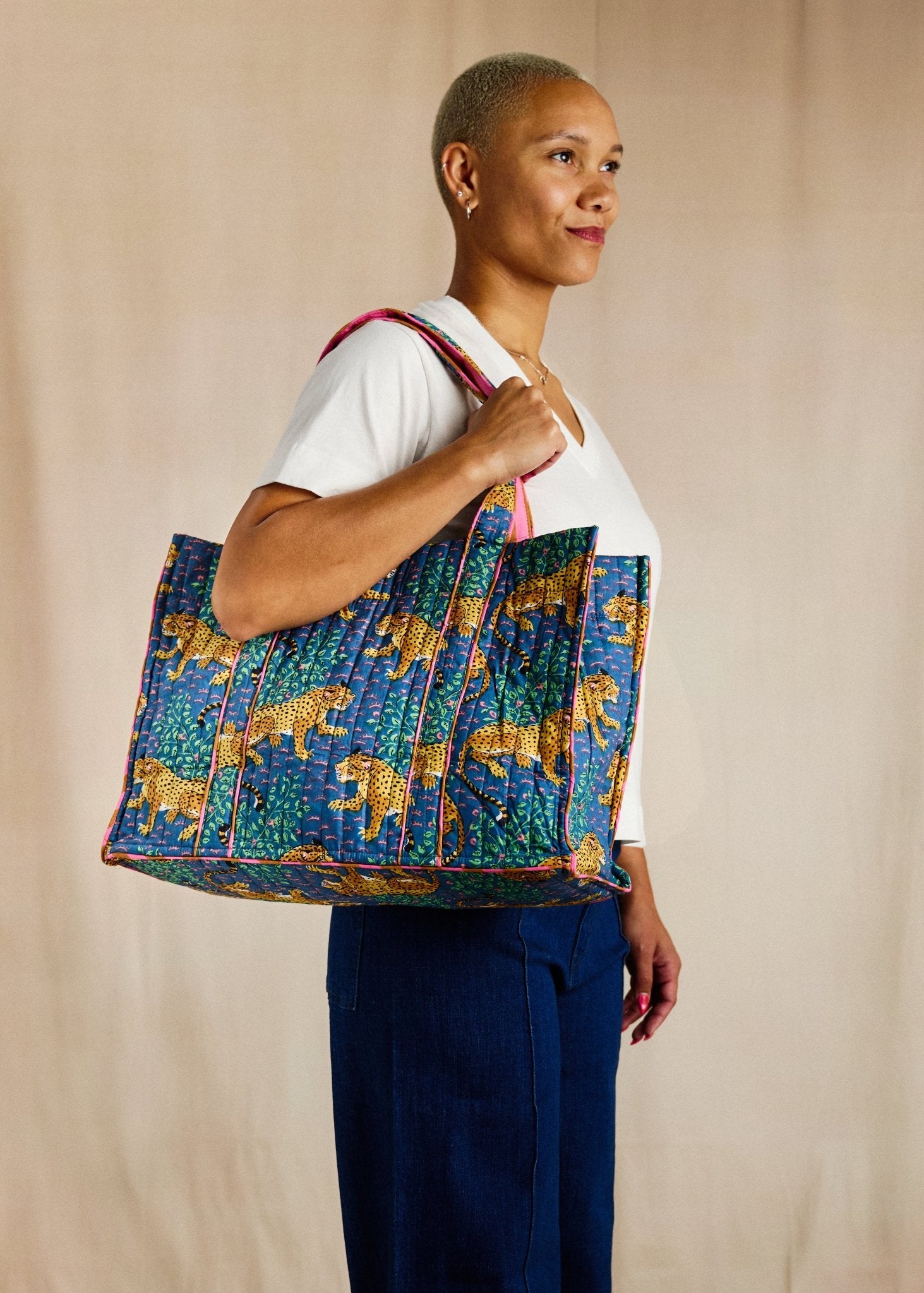 Market Bag - Saffron Safari - Cecily & Saffron