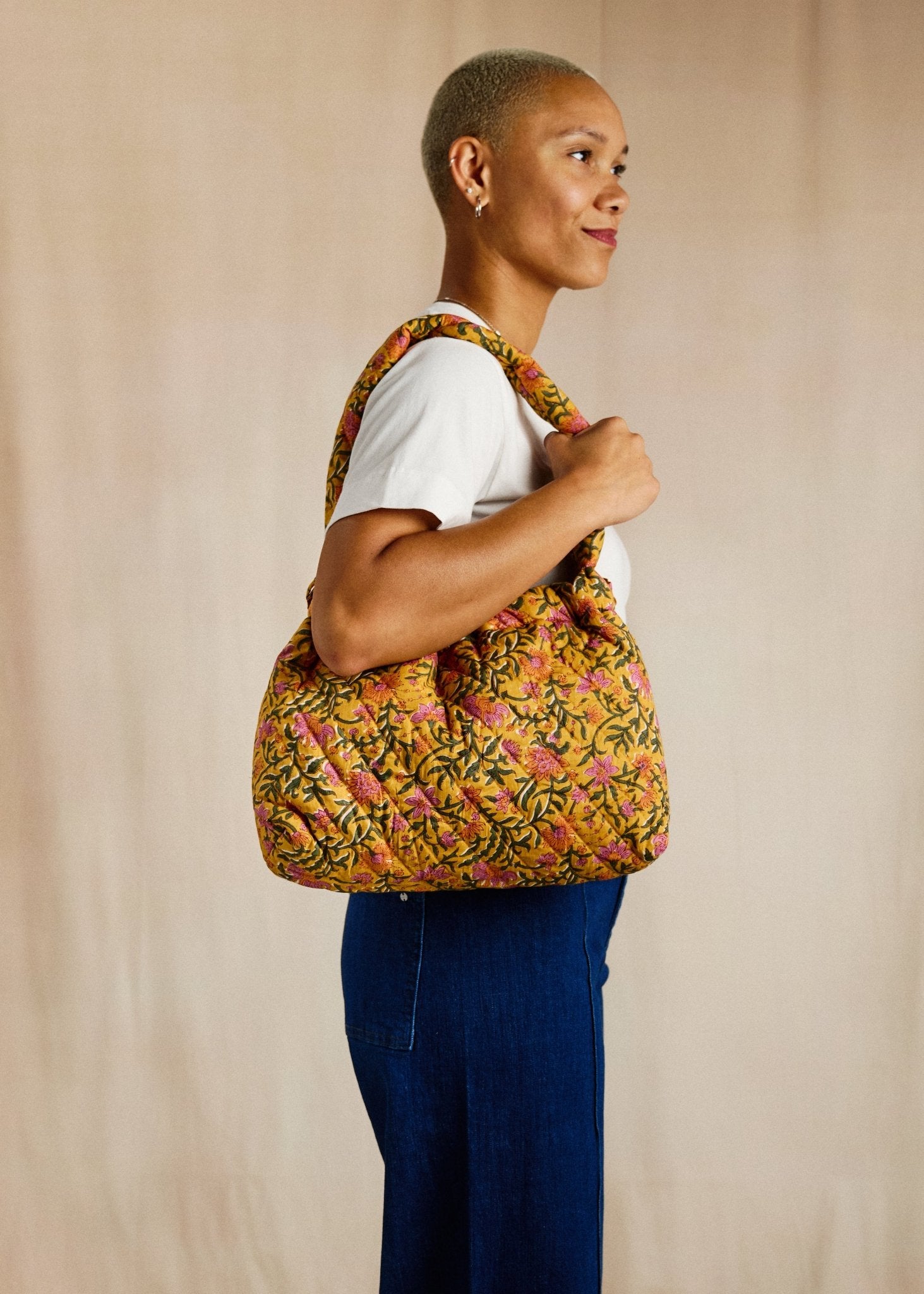 On the Go Bag - Golden Vine - Cecily & Saffron