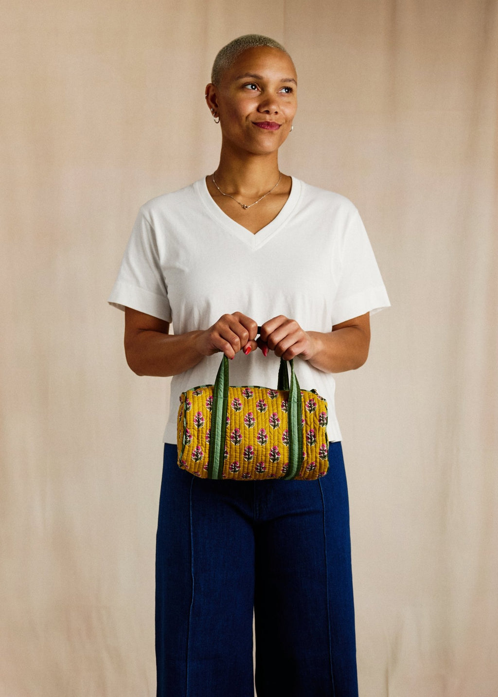 Petite Duffle - Golden Vine - Cecily & Saffron