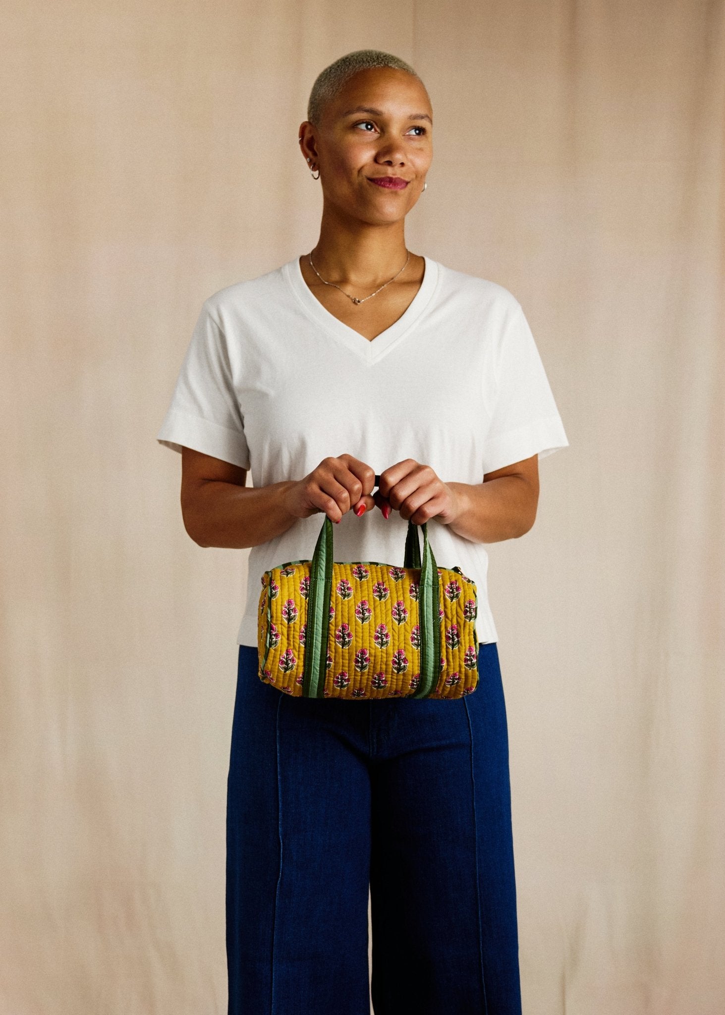 Petite Duffle - Golden Vine - Cecily & Saffron